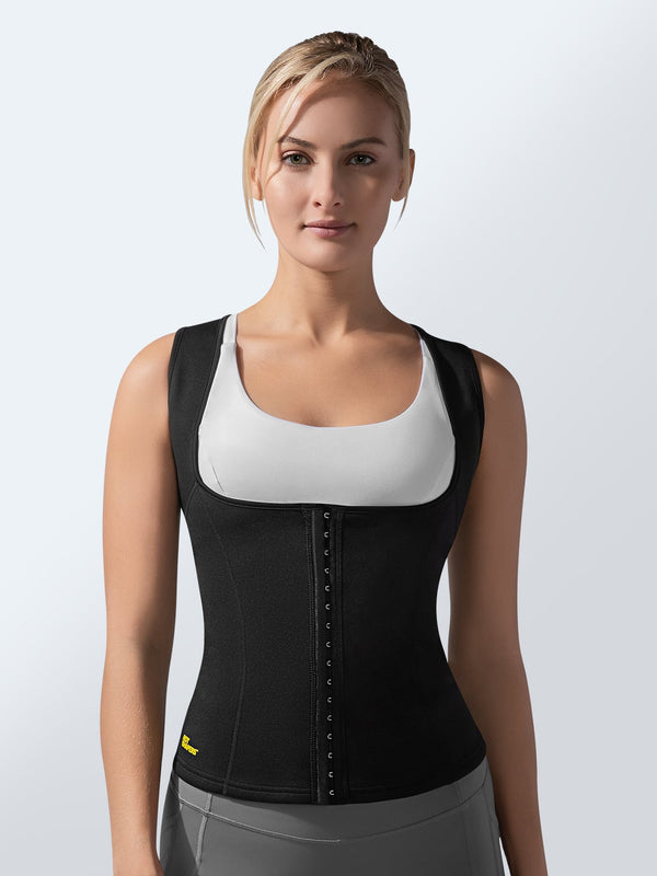 Hot Shapers Cami Hot Waist Cincher - Women's Belly Fat Burn Sweat Slimming  Vest