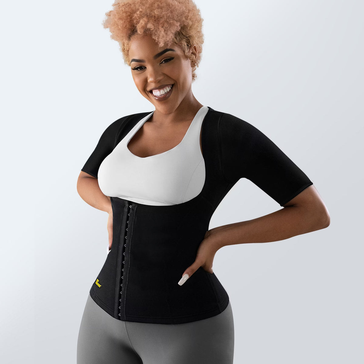 Sleeved Cami Hot Waist Cincher