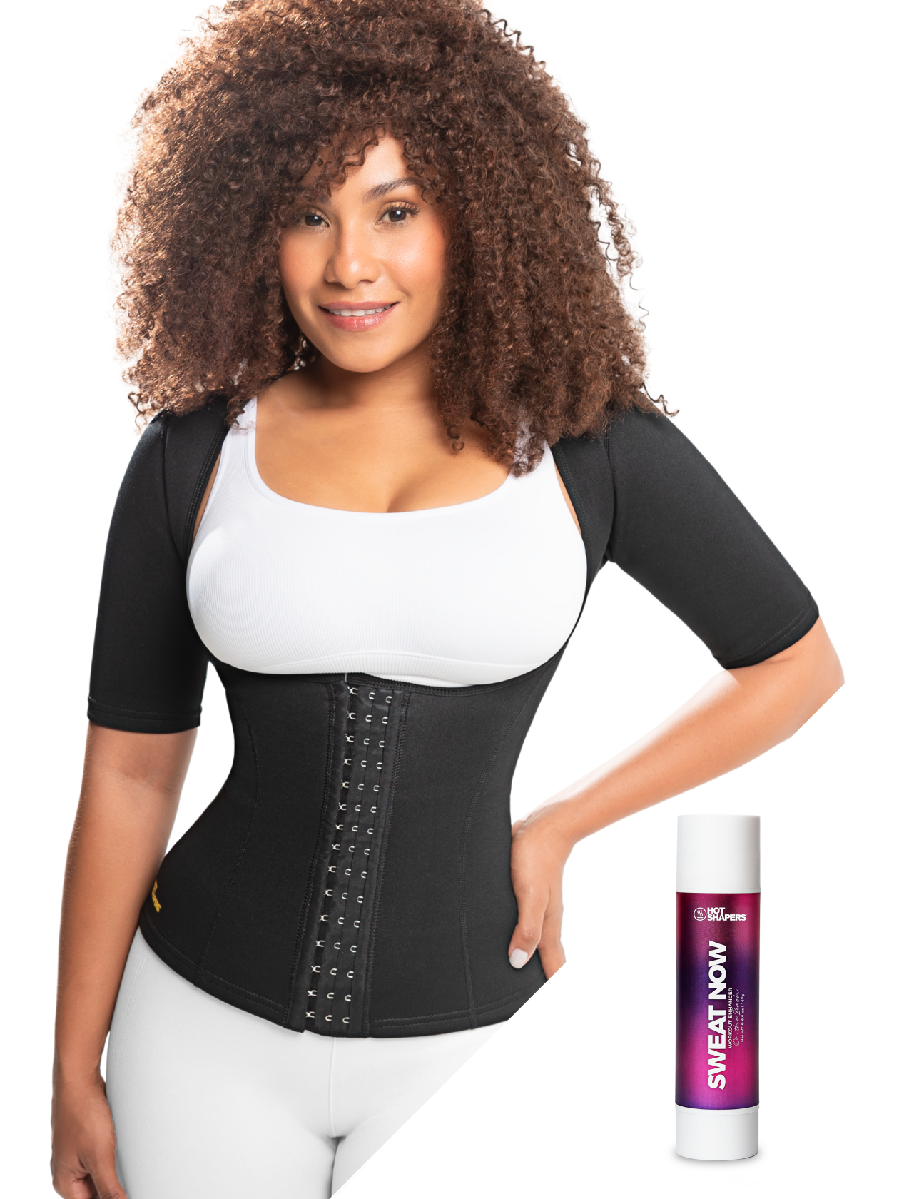 Sleeved Cami Hot Waist Cincher