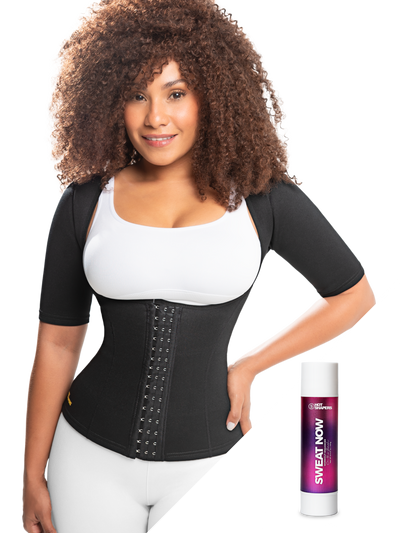 Sleeved Cami Hot Waist Cincher